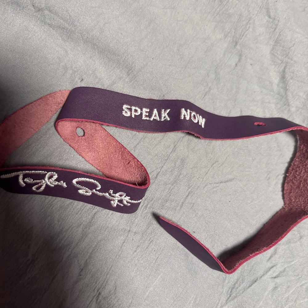 Taylor Swift Speak Now Purple Wrap Bracelet